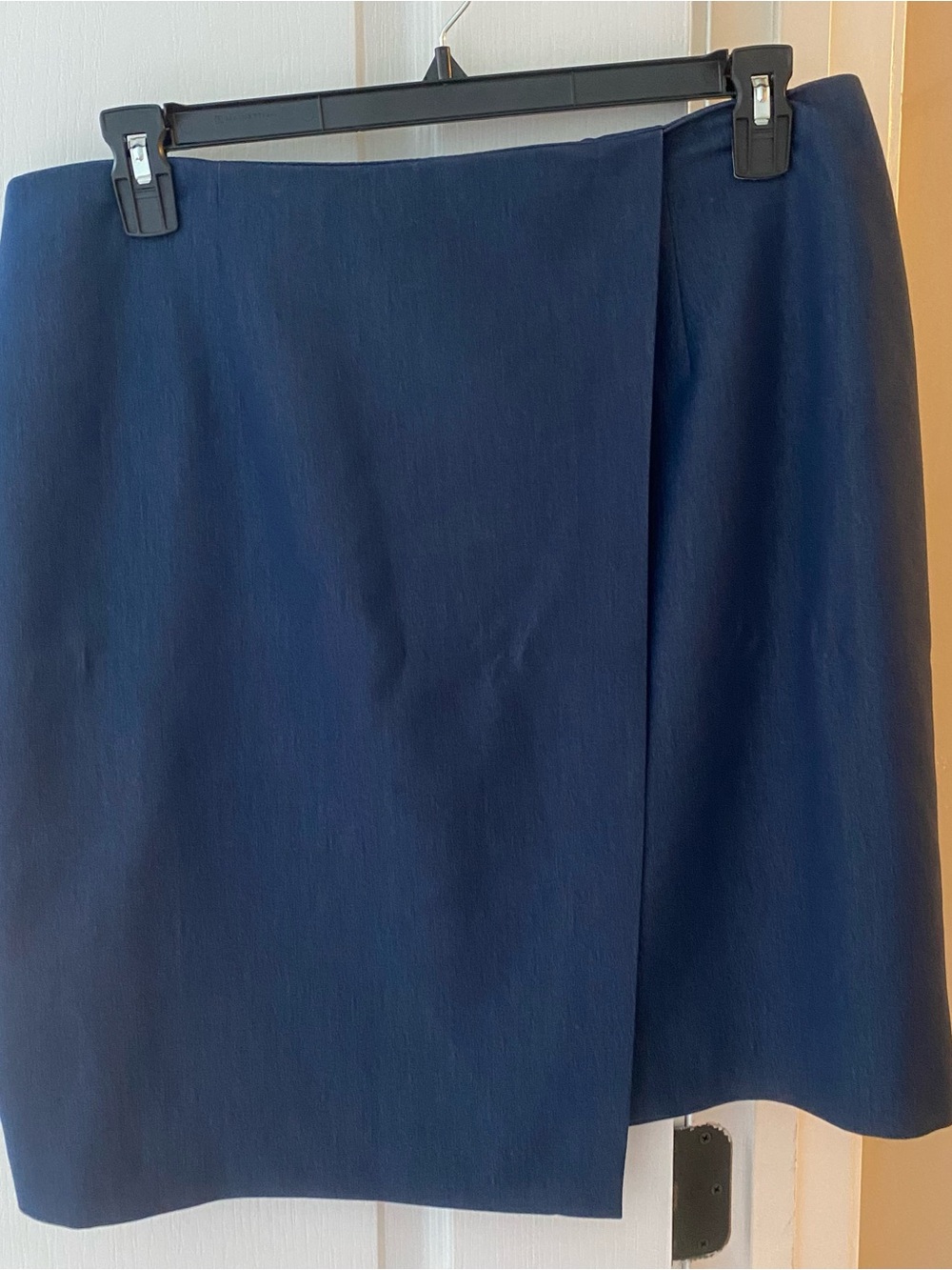 Alex Marie Navy Mini Wrap Skirt